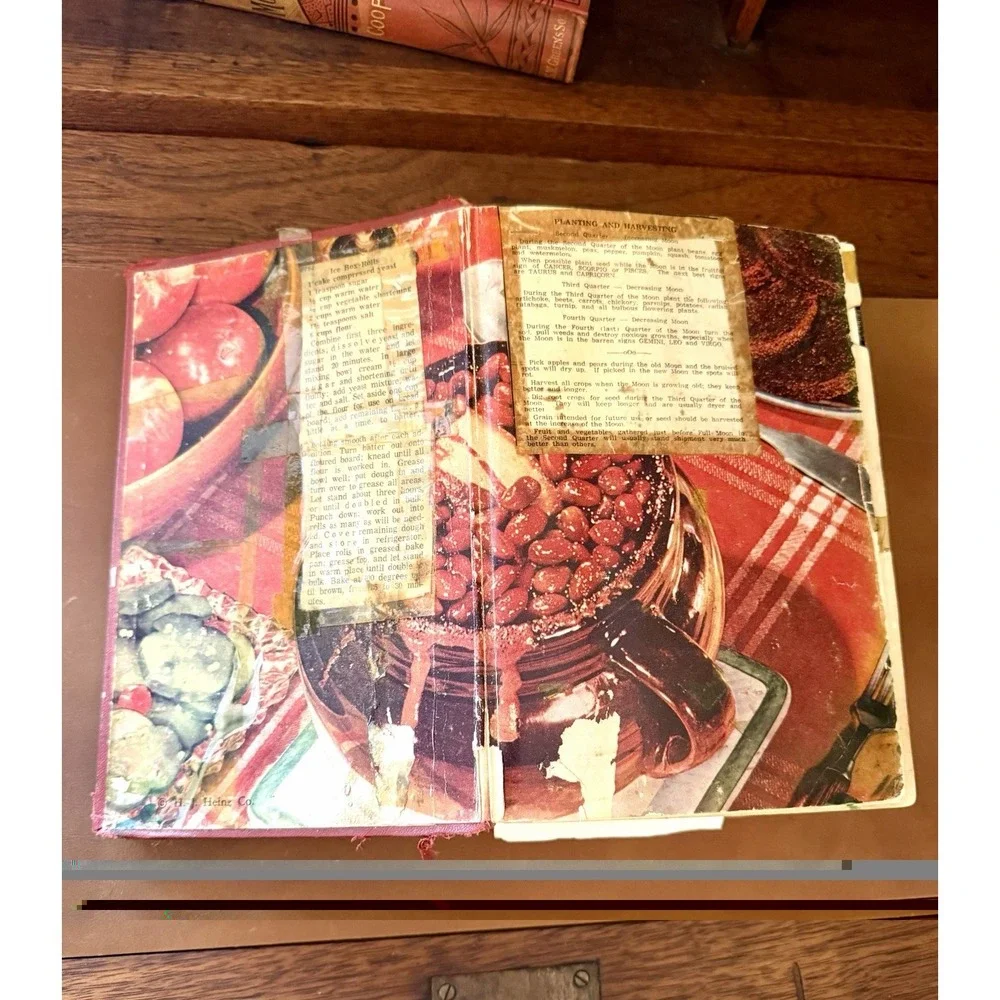 Vintage Ephemera & Recipes Inside The Modern Family Cook Book 1940s Estate Find